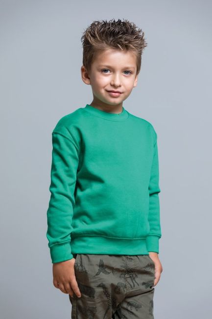 Bluza dziecięca bez kaptura KLASYCZNA w kolorze granatowym JHK