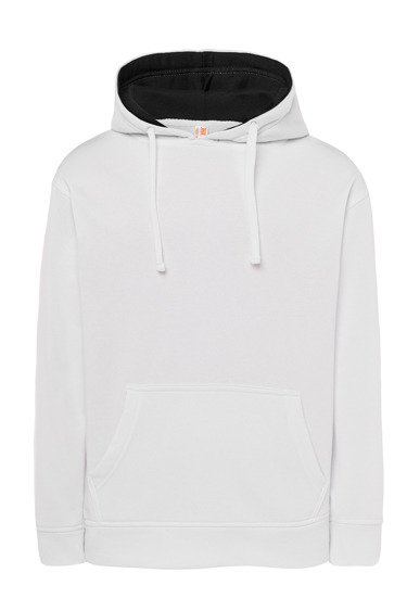 Bluza z kontrastowym kapturem Ocean Hooded Contrast Kangaroo biało-czarna