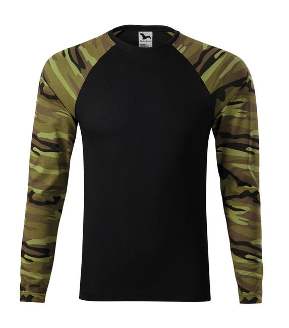 Camouflage LS koszulka unisex - MALFINI