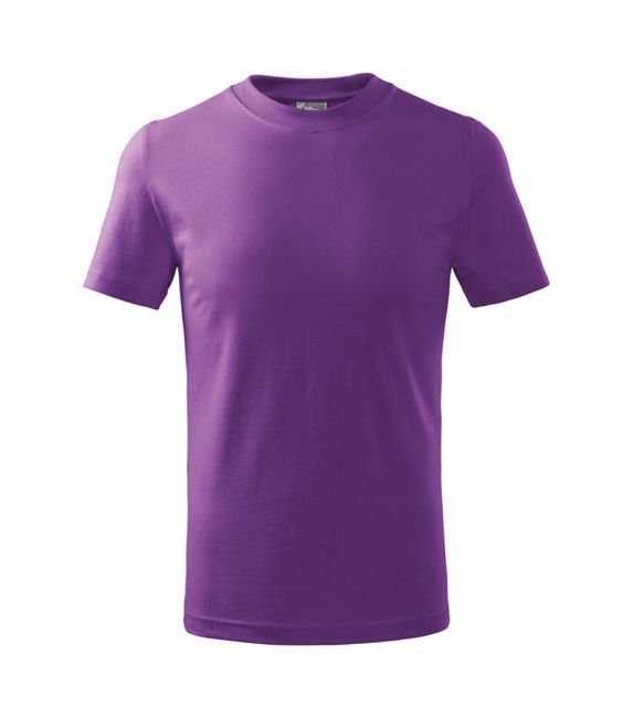 Fioletowa koszulka dziecięca, t-shirt, Malfini Basic