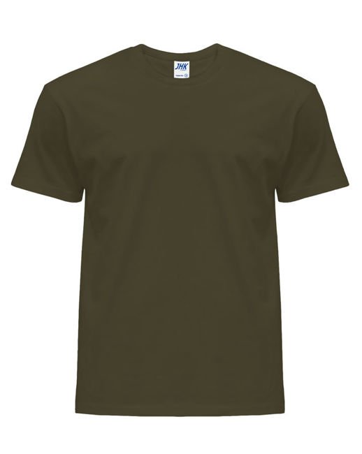 Khaki koszulka męska, t-shirt, JHK Regular Premium