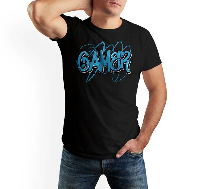 Koszulka GAMER t-shirt męski DLA GRACZA 