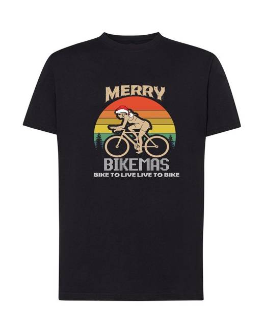 Koszulka Świąteczna dla rowerzysty MERRY BIKEMAS