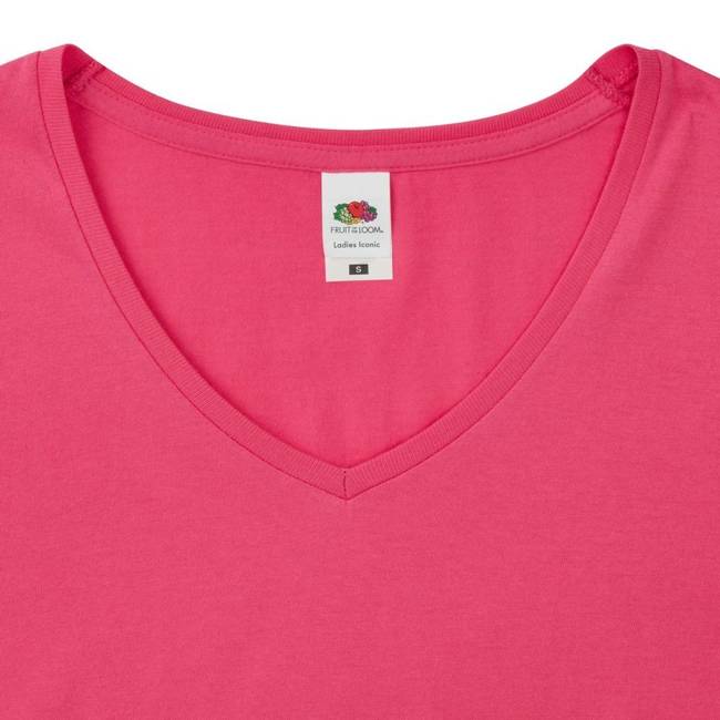 Koszulka damska ICONIC V-NECK - Fruit of the Loom