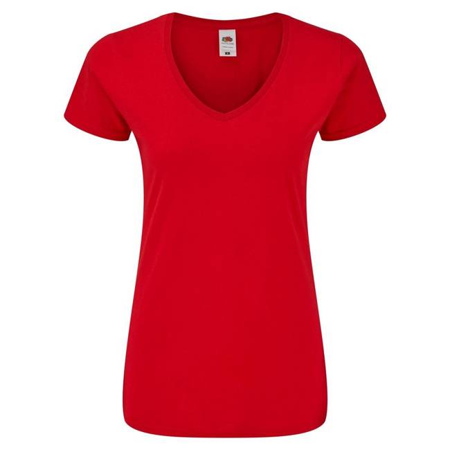 Koszulka damska ICONIC V-NECK - Fruit of the Loom