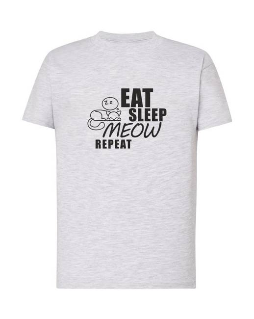 Koszulka dziecięca EAT SLEEP MEOW