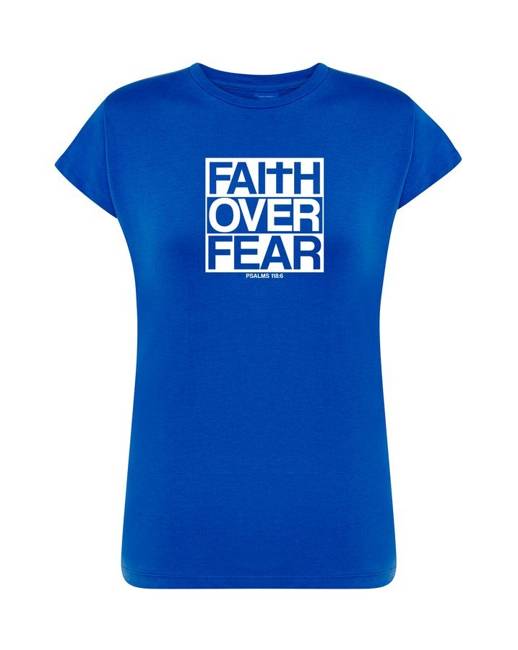 Koszulka męska FAITH OVER FEAR t-shirt wiara