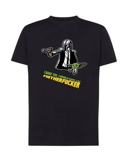 Koszulka męska MANDALORIAN Pulp Fiction