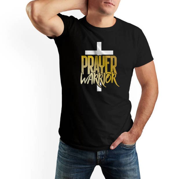 Koszulka męska PRAYER WARRIOR t-shirt WIARA