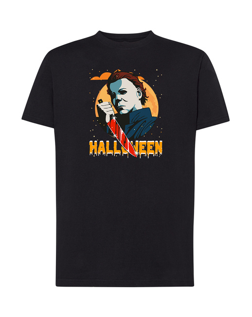 Koszulka na halloween horror Michael Myers czarna