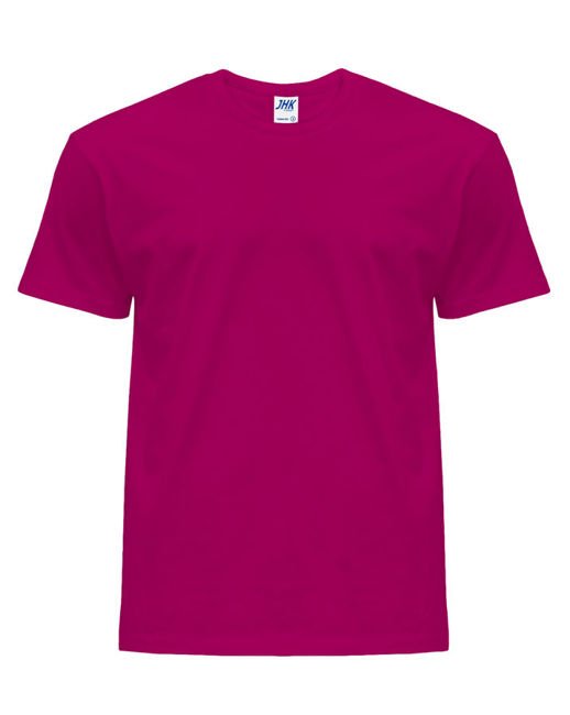 Malinowa koszulka męska, t-shirt, JHK Regular Premium