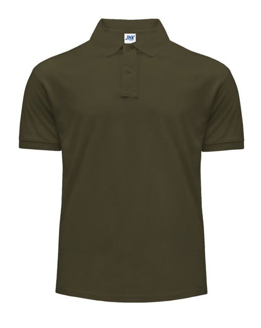 Polówka męska polo Regular 210g JHK khaki