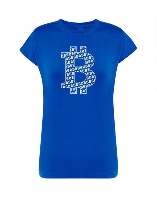 T-shirt damski BITCOIN koszulka kryptowaluty 