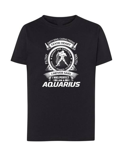 T-shirt dziecięcy ZNAKI ZODIAKU - AQUARIUS