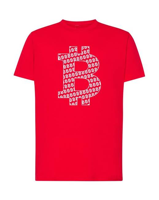 T-shirt męski BITCOIN koszulka kryptowaluty 