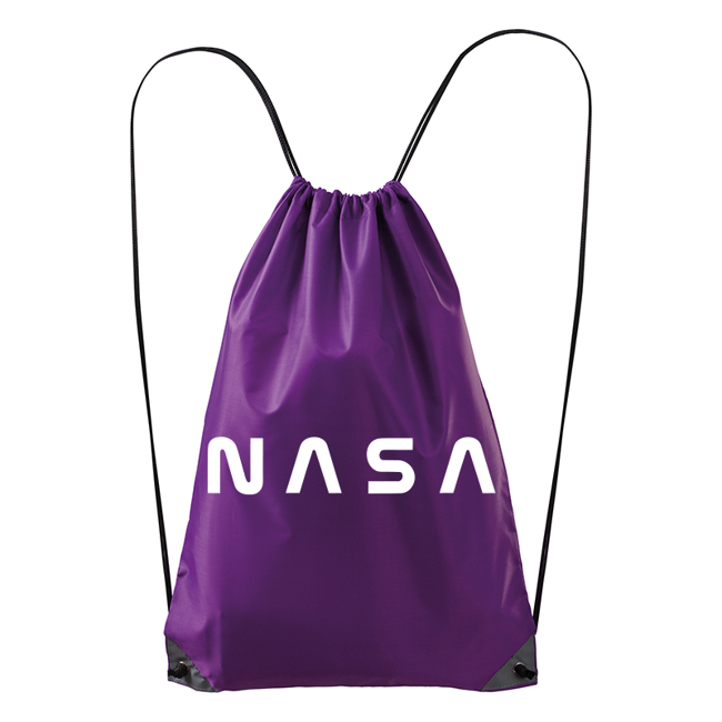 Worek z napisem NASA w kolorze fioletowym