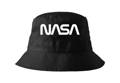 BAWEŁNIANY kapelusik NASA bucket hat KAPELUSZ czarny