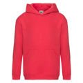 Bluza dziecięca Premium Hooded czerwona Fruit of the Loom