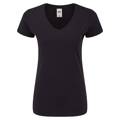 Koszulka damska ICONIC V-NECK - Fruit of the Loom