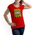 Koszulka damska SMILE t-shirt z nadrukiem