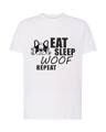 Koszulka męska EAT SLEEP WOOF