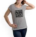 Koszulka męska FAITH OVER FEAR t-shirt wiara