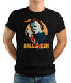 Koszulka na halloween horror Michael Myers czarna